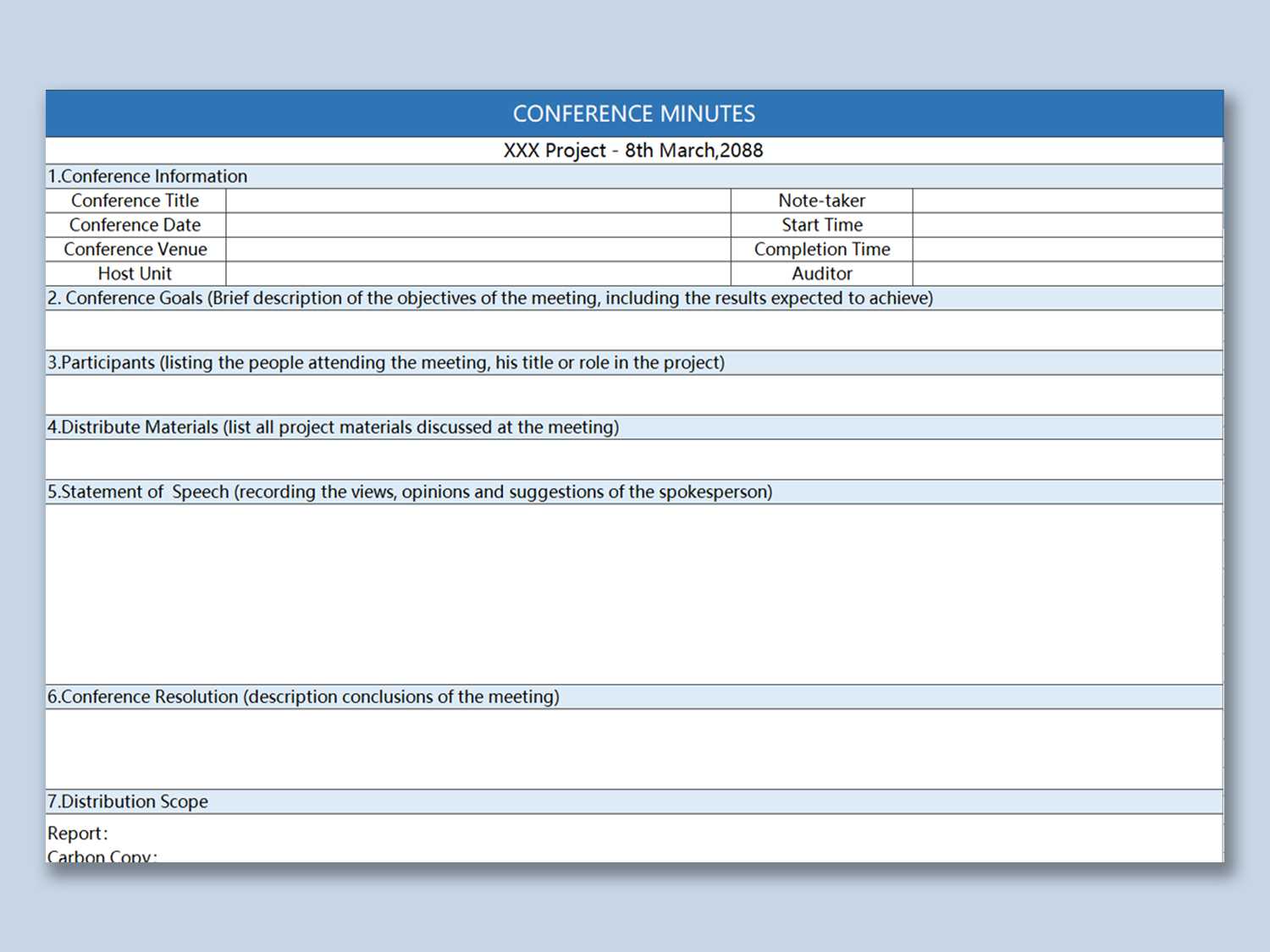 Wps Template – Free Download Writer, Presentation Throughout Conference Report Template