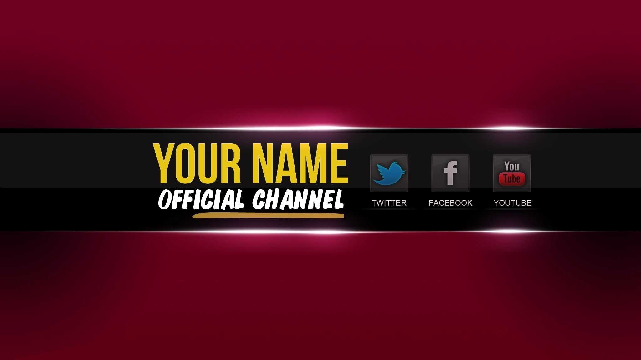 Youtube Banner Wallpaper (90+ Images) Regarding Youtube Banners Template